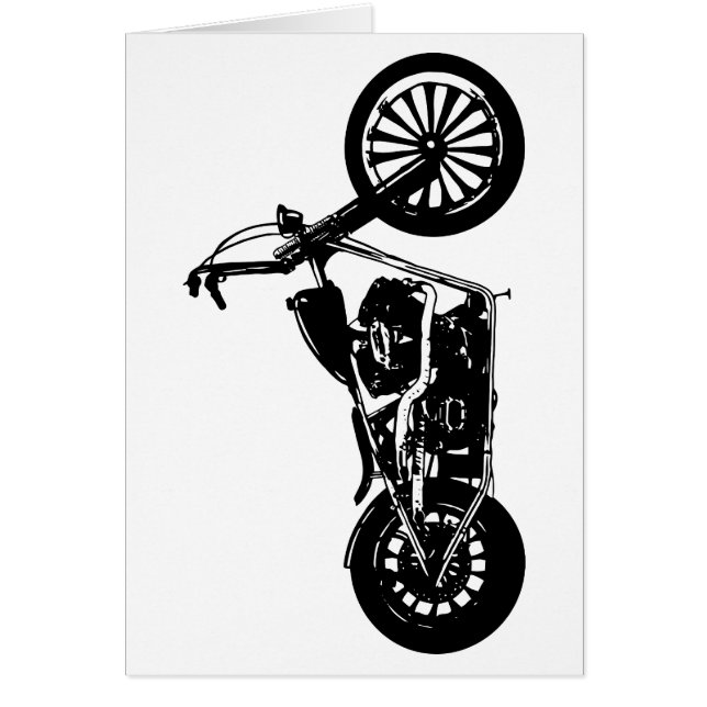 Cartão 374 Chopper Bike (Frente)