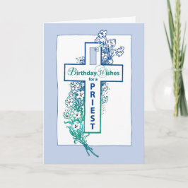 Cartão 3772 Florestas Cruzadas de Aniversário do Padre