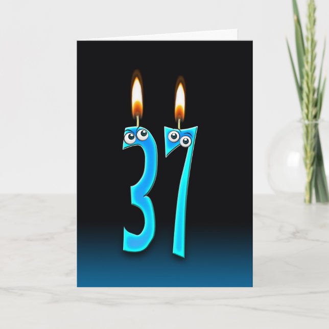 Cartão 37. Velas de Aniversário (Frente)