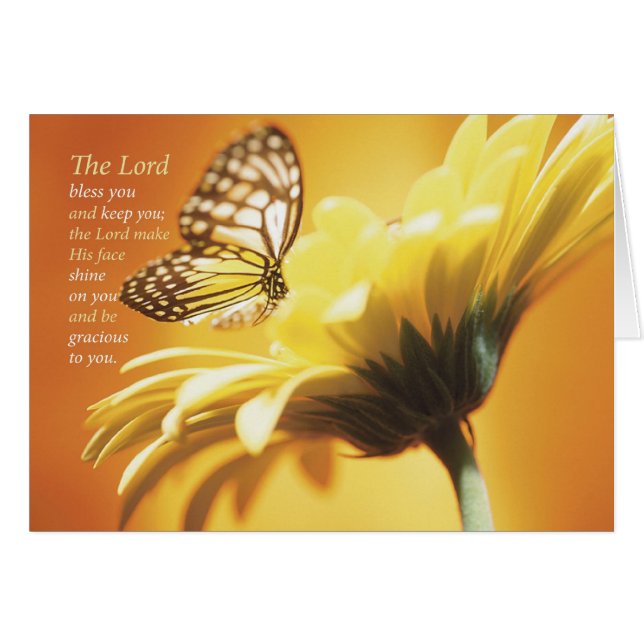 Cartão 3822 Lord Bless and Keep You (Frente Horizontal)