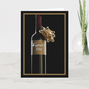 Cartão 3869 Frasco de vinho Dia de os pais