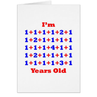 Cartão 38 anos velho!