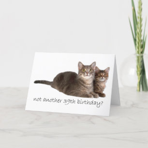 Cartão 39º aniversário