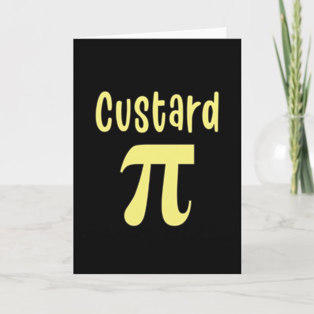 Cartão 3.14 Piada De Matemática Engraçada Pie Pun Pun (Frente)