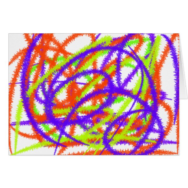 Cartão 3,4 modernos (Frente horizontal)