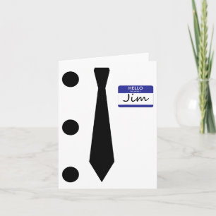 Cartão 3 Buracos - Jim Figurume Fácil Camisa De Halloween