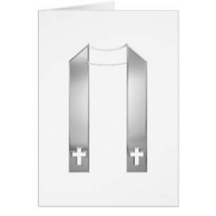 Cartão 3-D Olhe o furo do padre prateado