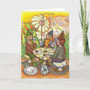 Cartão 3 Gnomes Greeting Card