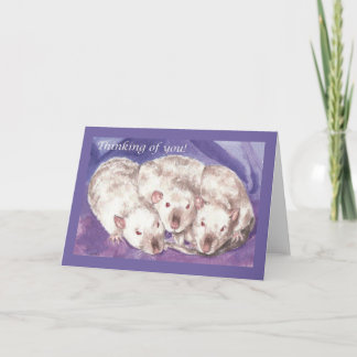 Cartão 3 Himis pensando em você