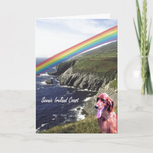 Cartão 3. Incrível Rua da Costa Cênica da Irlanda. Dia de