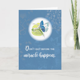 Cartão 3 meses Aniversário 12 Etapa Recuperação Não Sair