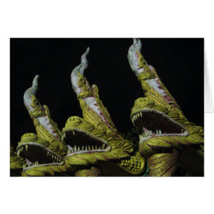 Cartão 3 Nagas à Noite