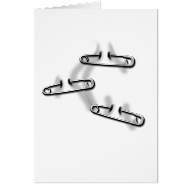 Cartão 3 Pinos de segurança (Frente)