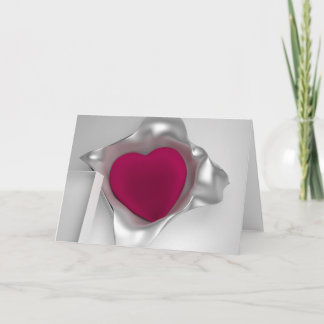 Cartão 3D Heart Greeting Card