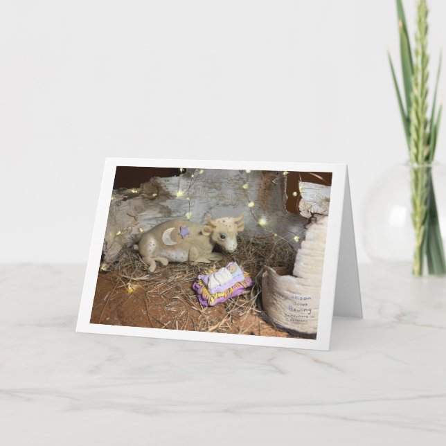 Cartão 3D Primeiro Natal (Frente)