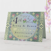 4º Aniversário de Casamento de Frutas e Flores