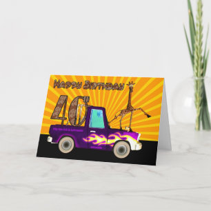 Cartão 40º, Porque é que esta Girafa é como Luz da Grease