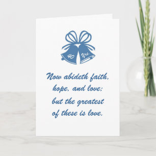 Cartão 40 anos de amor