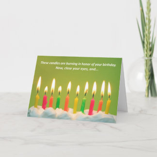 Cartão 40 Candles 40th Birthday Card {TBA Winner!}