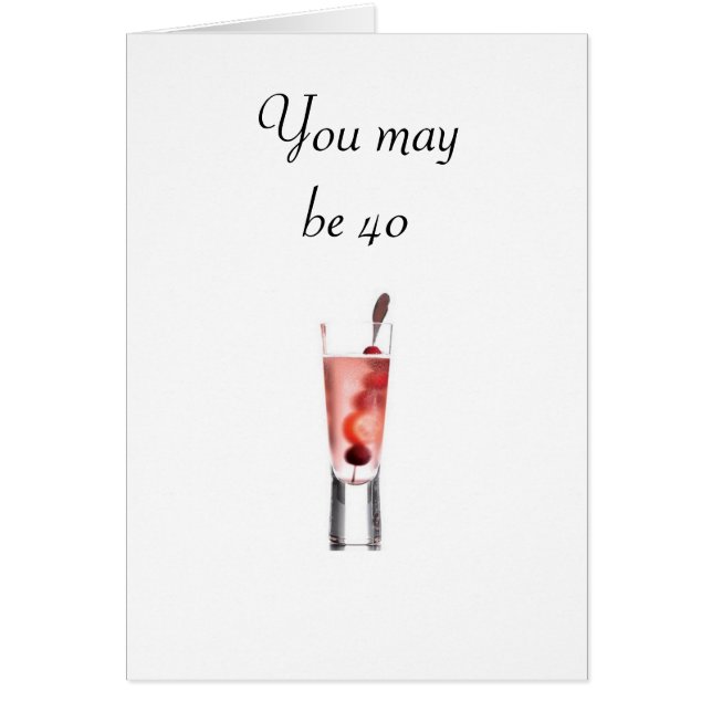 CARTÃO 40 E VOCÊ AINDA PODE MISTURÁ-LA (Frente)