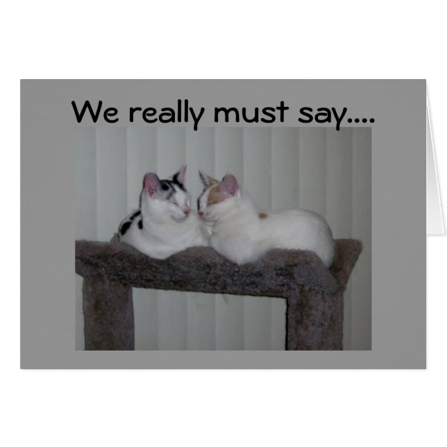 CARTÃO "40" PARECE SER PURR-FEITO EM VOCÊ! (Frente Horizontal)