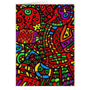 Cartão #411 abstrato