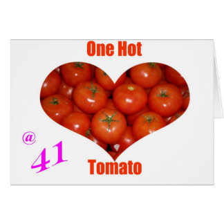 Cartão 41 Um Tomate Quente