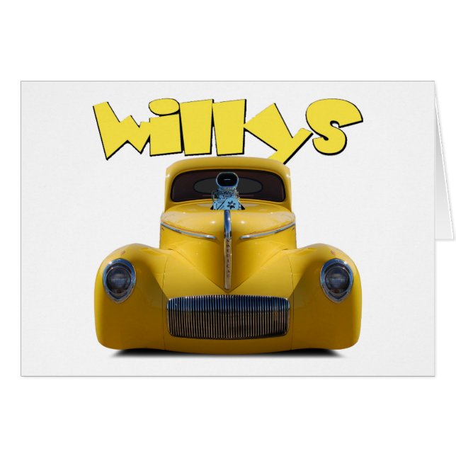 Cartão 41 willys (Frente Horizontal)