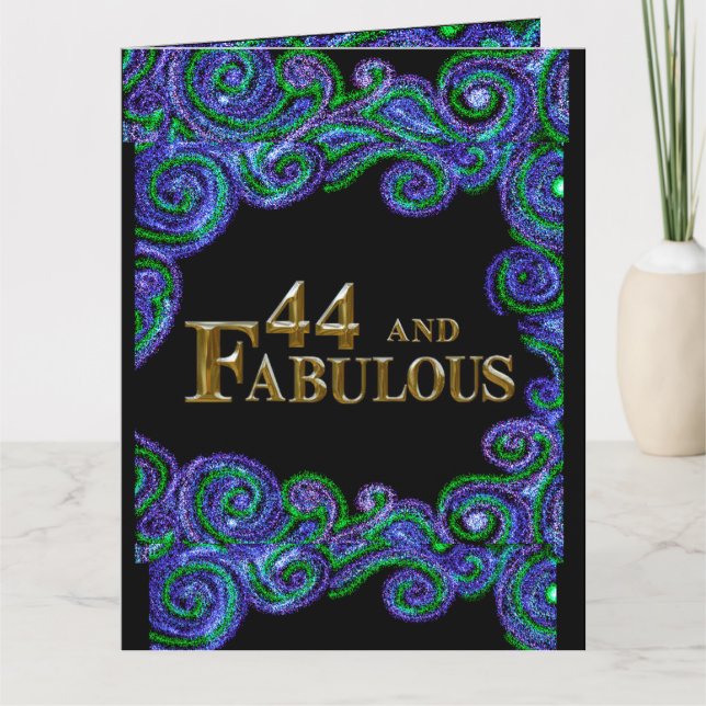 Cartão 44º Aniversário  (Frente)