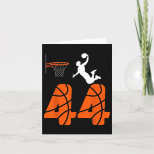 Cartão 44 Anos, Slam Dunk É Meu 44 Aniversário Bysketb