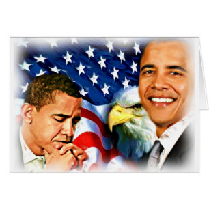 Cartão 44 e 45º Presidente Barack Obama_