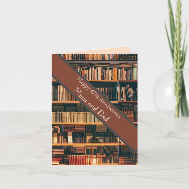 Cartão 47.º Aniversário de Casamento (Frente)