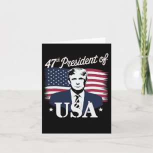 Cartão 47.º Memorando de Inauguração do Presidente Donald