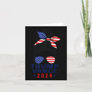 Cartão 47 Trump Vance 2024 Vp América Eleição Mulheres Me