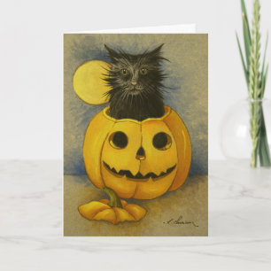 Cartão 4919 Black Magic Kitty Birthday Card