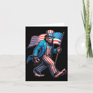 Cartão 4 De Julho Camisas Patriota Americana Bandeira Big