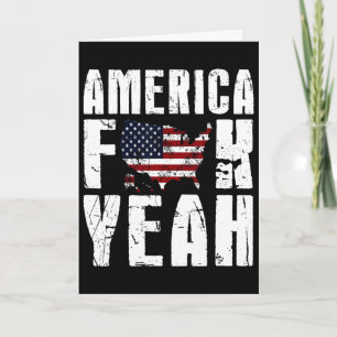 Cartão 4 De Julho Engraçado - América Yeah