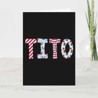 Cartão 4 De Julho Patriótico Tito Dia Da Independência Am