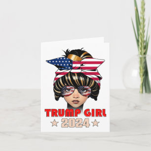 Cartão 4 De Julho Trump 45 47 Trump Girl