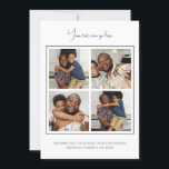 Cartão 4 Modelo de foto<br><div class="desc">Quatro fotografias de placas planas. Personalizado com suas próprias 4 fotografias e texto de Ricaso ...  adicione seus próprios detalhes a esses cartões atordoantes que farão uma impressão - adequada para muitos usos,  incluindo Natal,  Aniversário,  Casamentos e muito mais</div>