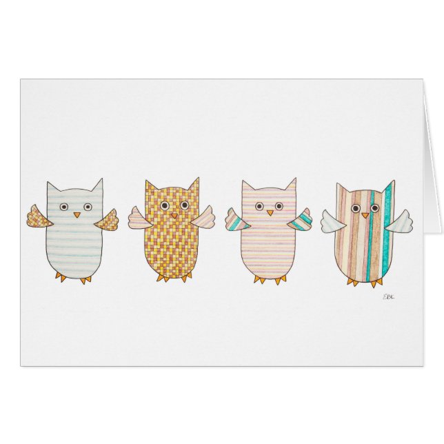 Cartão 4 Pastel Ownership Flying (Frente Horizontal)