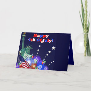 Cartão 4th Of July Greeting Card