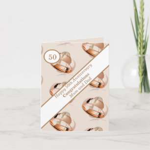 Cartão 50º Aniversário de Casamento