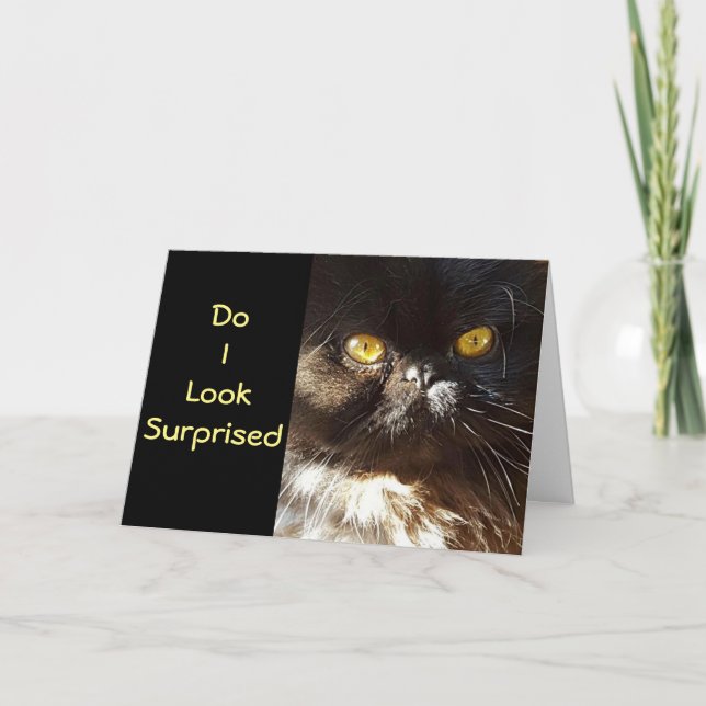 CARTÃO **50º ANIVERSÁRIO** NÃO ESPERAVA! (Frente)