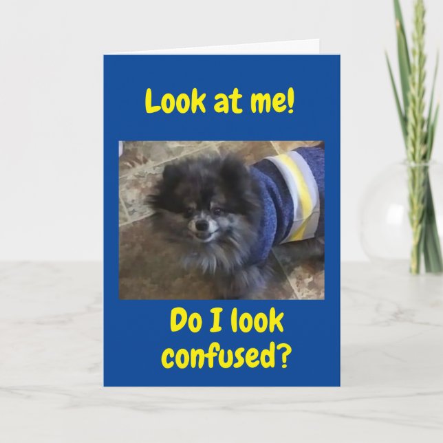 CARTÃO "50º ANIVERSÁRIO" TÃO CONFUSO... NÃO POSSO ACREDIT (Frente)