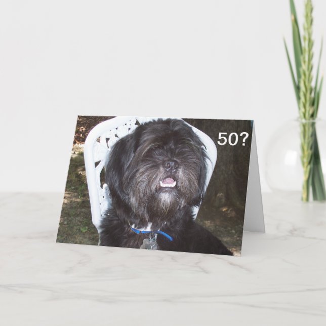 CARTÃO 50º-VOCÊ PARECE FANTÁSTICO (Frente)