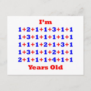 Cartão 50 anos velho!