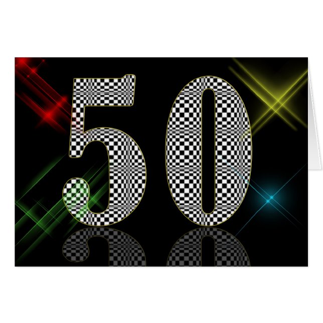 Cartão 50 brilhe (Frente Horizontal)