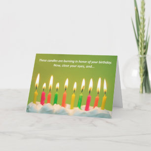 Cartão 50 Candles 50th Birthday Card