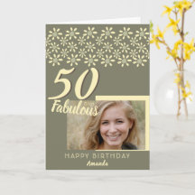 50 & Fabuloso Flor de Margarida Foto em Aquarela